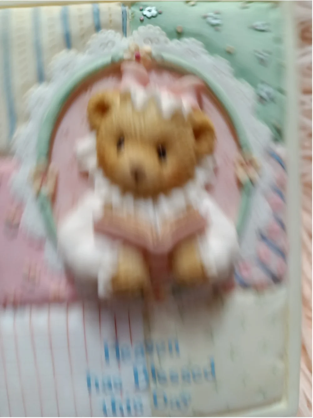Cherished Teddies Heaven Has Blessed this Day Bible And Holder New Test Psalms